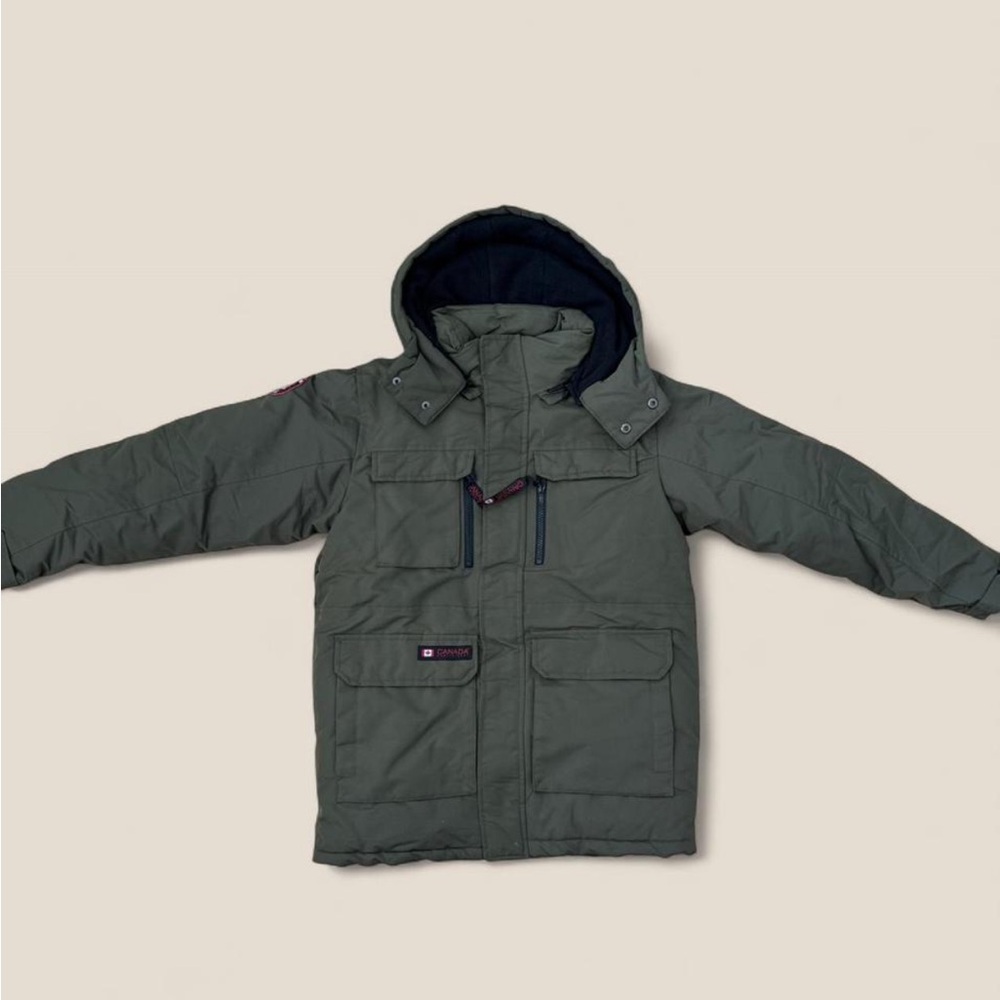 Olive Green Puffer Jacket